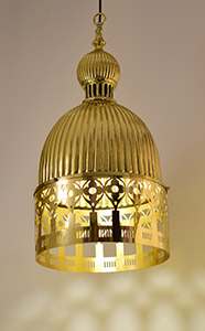 Veneto Lamp Gold Antique by Sahil & Sarthak